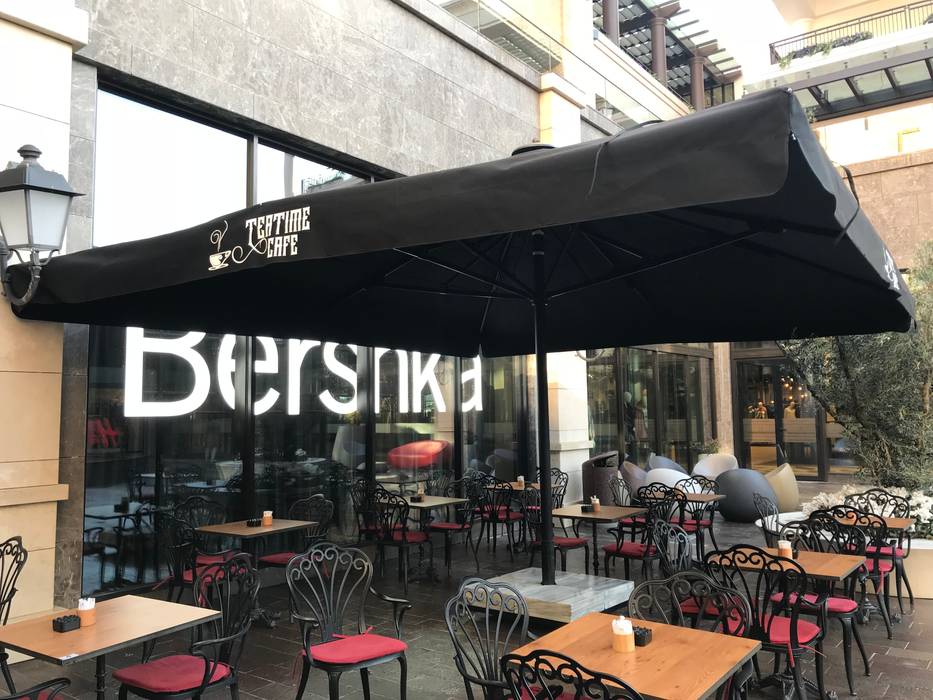 TEATİME CAFE ŞEMSİYESİ, Akaydın şemsiye Akaydın şemsiye بيت زجاجي حديد