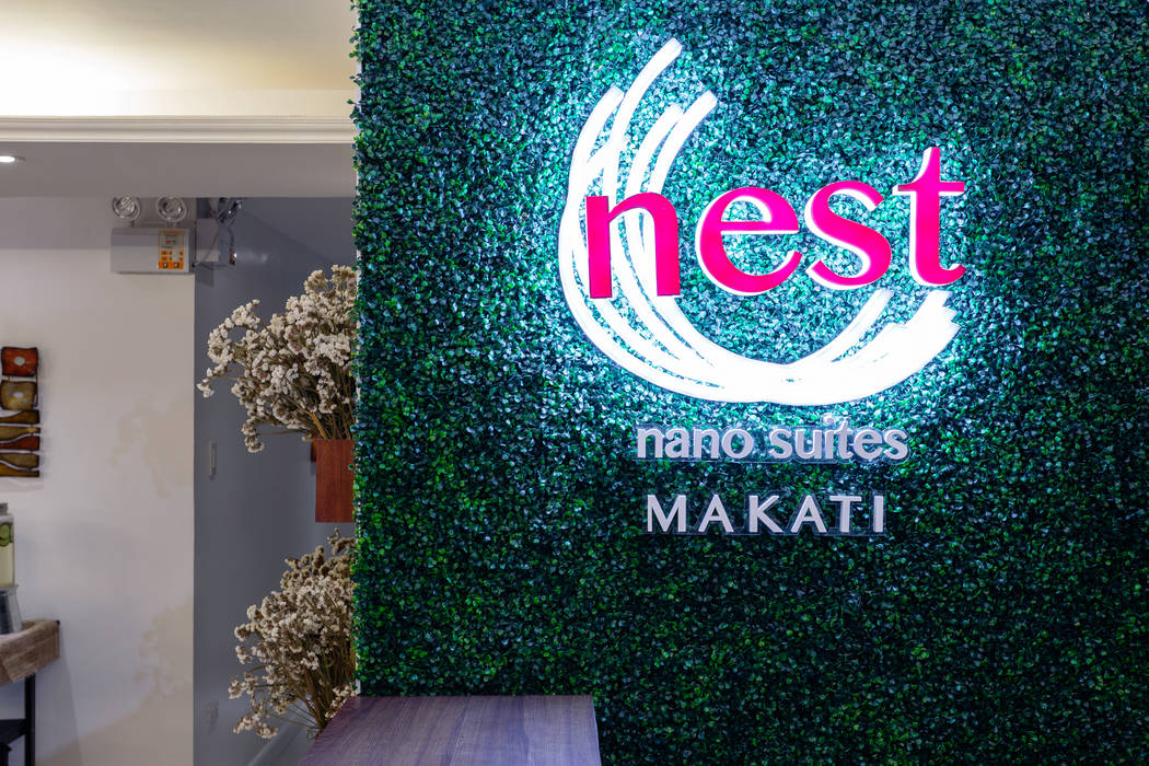 Nest Nano Suites Condo Hotel in Makati, SNS Lush Designs and Home Decor Consultancy SNS Lush Designs and Home Decor Consultancy Espacios comerciales Hoteles