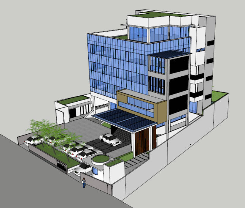 TANAH LAUT TBK OFFICE, sony architect studio sony architect studio