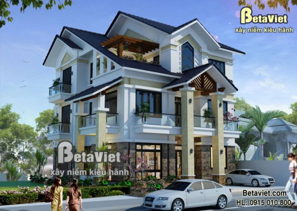 IV. Một số góc nhìn khác trong mẫu biệt thự BT15046. Công Ty CP Kiến Trúc và Xây Dựng Betaviet