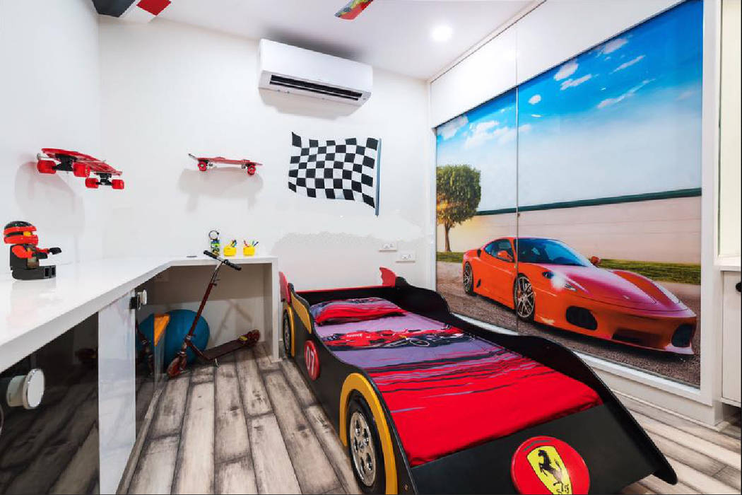 Kids Bedroom With Car Theme By Rhythm And Emphasis Design