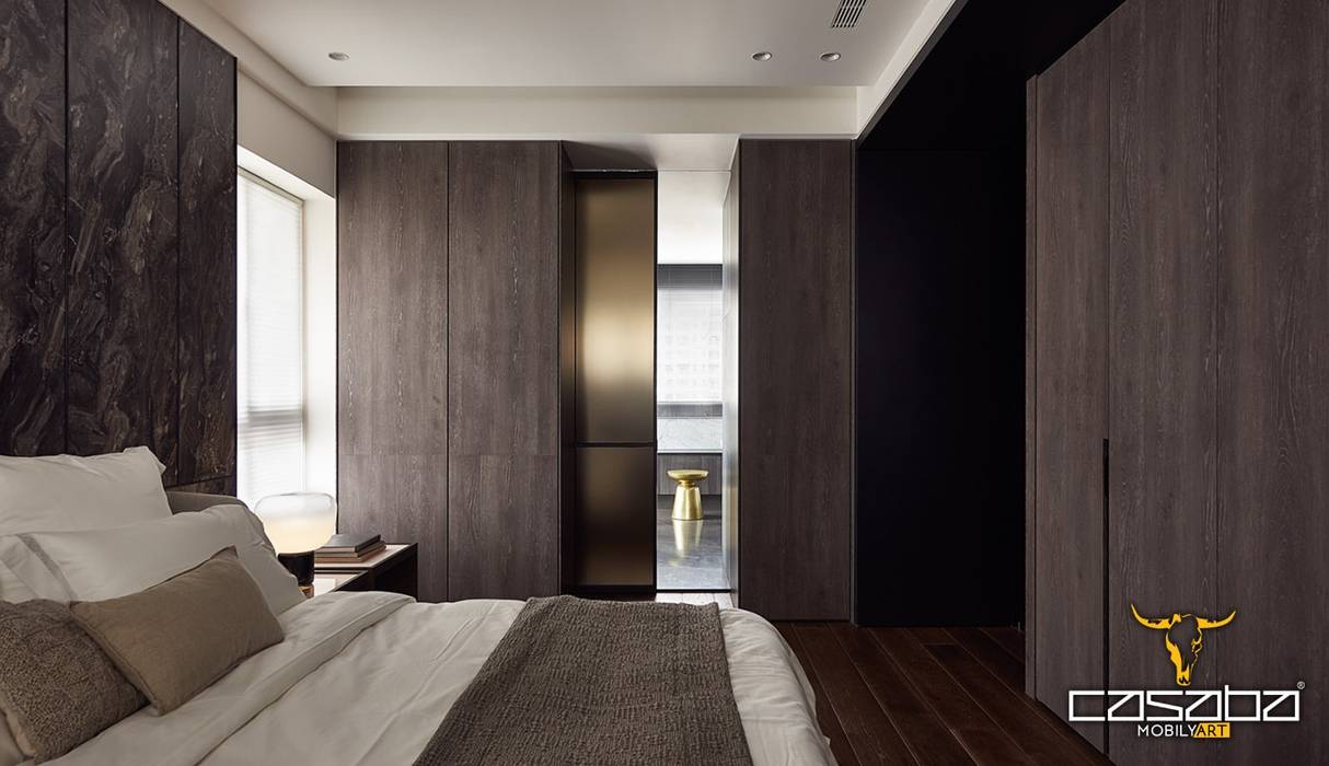 YASAMKENT GM KONUTU | ANKARA CASABA Modern Bedroom Wood Wood effect Wardrobes & closets