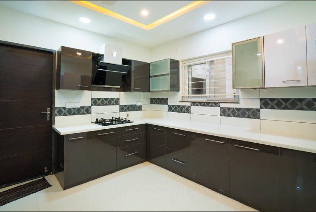 Kitchen design homify Kitchen units Plywood