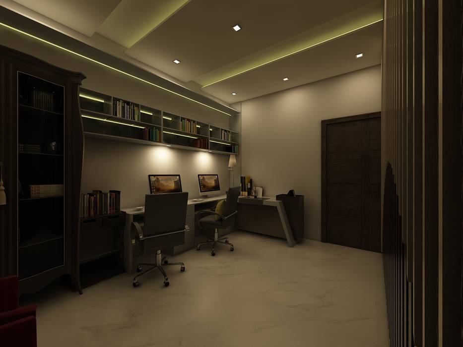 Office & Study Space homify Country style study/office