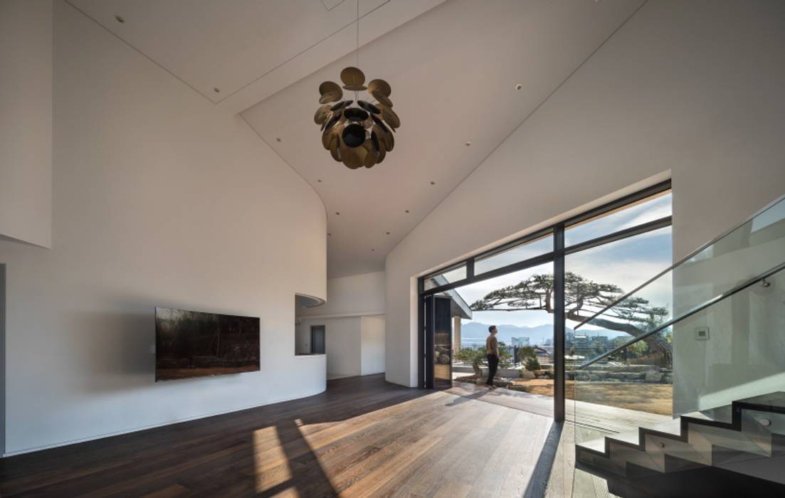 DASA House, 'Snow AIDe 'Snow AIDe Modern Living Room