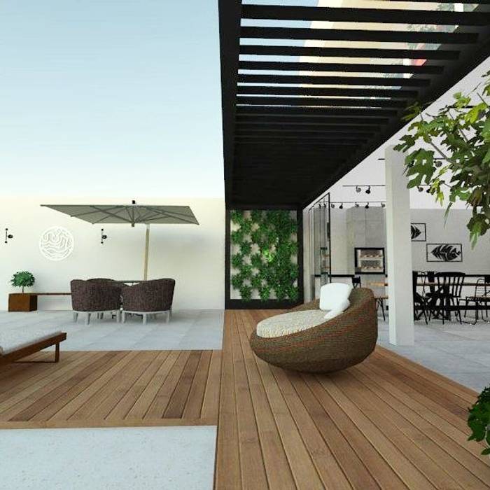 Sobrado, ITOARQUITETURA ITOARQUITETURA Jardines en la fachada