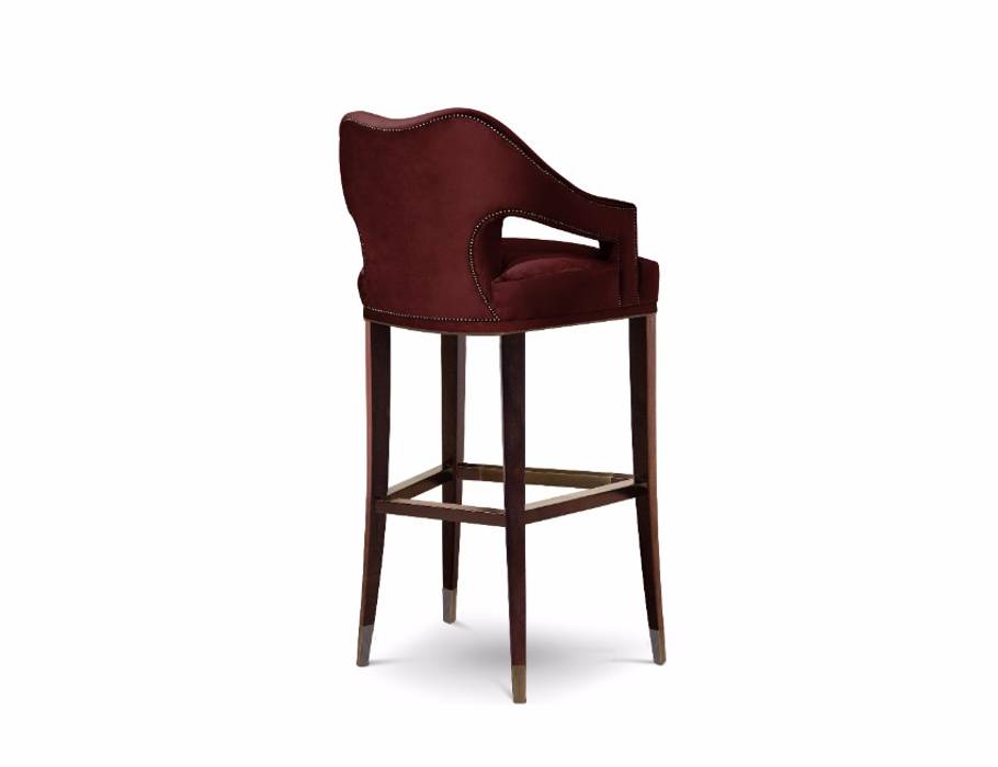 Nº20 Bar Chair BRABBU Design Forces Modern Dining Room interior design,hospitality design,contract furniture,luxury furniture,bar design,bar chair,bar furniture,velvet chairs,Chairs & benches