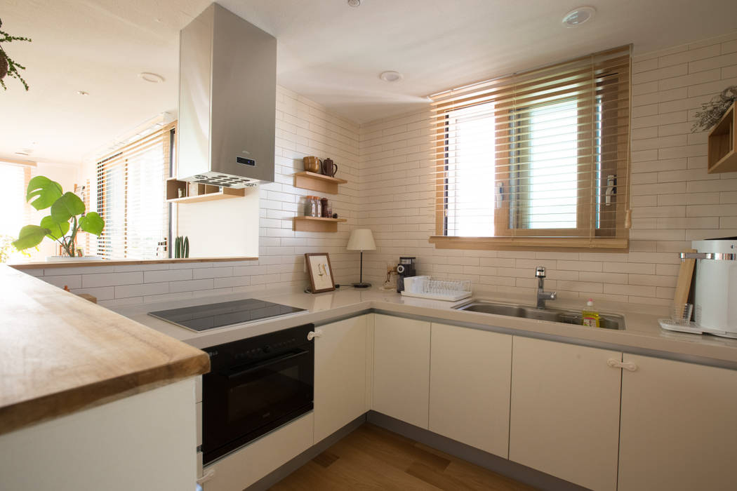 경희궁 자이 인테리어, bomhousing bomhousing Cocinas modernas