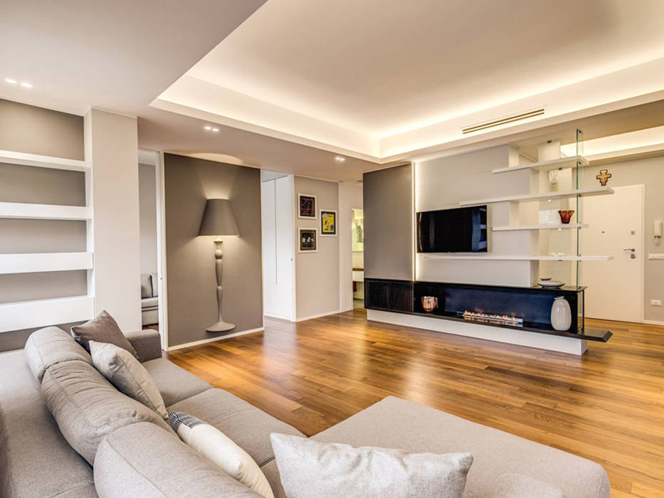 OJETTI: Bello Moderno e Funzionato , MOB ARCHITECTS MOB ARCHITECTS Living room