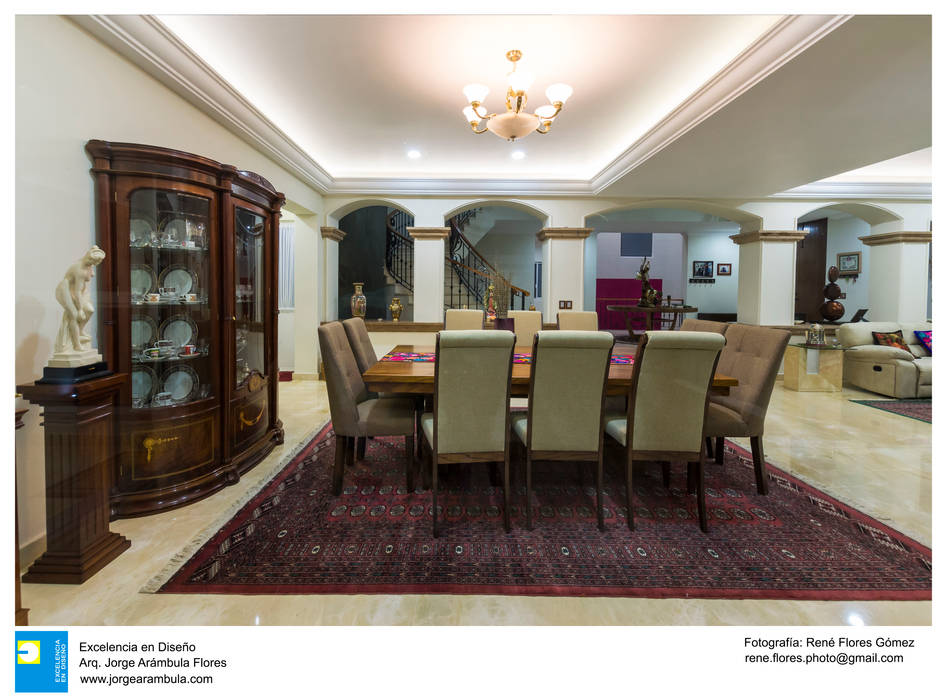 Casa Alberta, Excelencia en Diseño Excelencia en Diseño Colonial style dining room