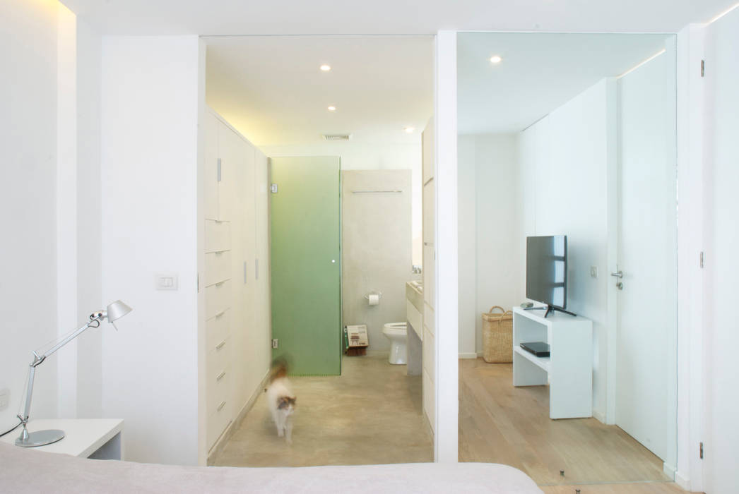 Departamento Condesa / Remodelación , AWA arquitectos AWA arquitectos Bagno minimalista Cemento