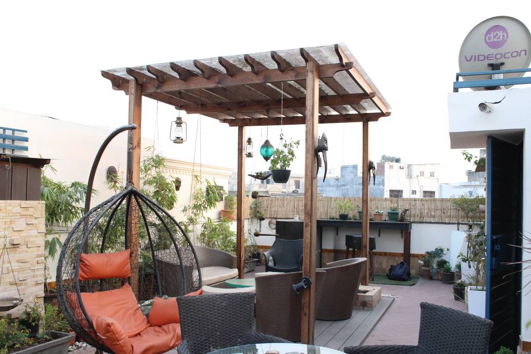 homify Roof pergola design,modern pergola