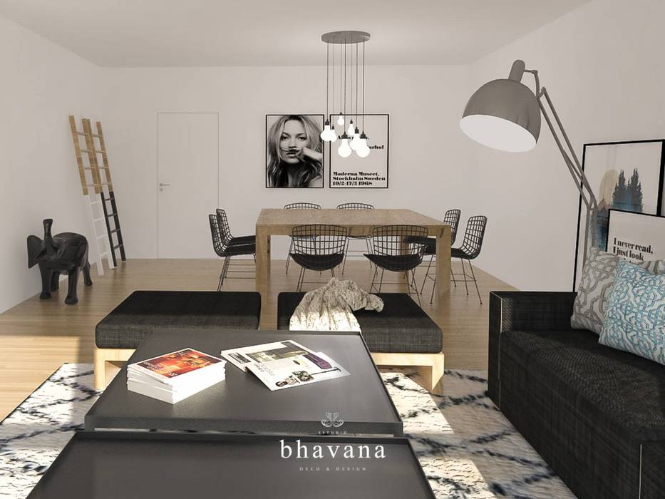Obra El Sausalito - Diseño Integral Casa Country, Bhavana Bhavana Livings industriales