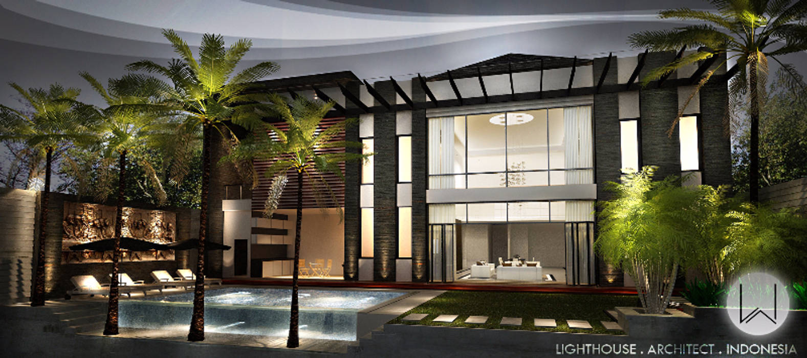 J House, Modern Style. Pematangsiantar City, Lighthouse Architect Indonesia Lighthouse Architect Indonesia Будинки