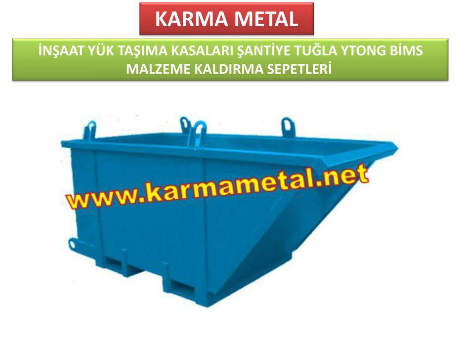 KARMA METAL - Kule Vinç İnşaat Şantiye Yuk Taşıma Paleti Sepeti, KARMA METAL KARMA METAL