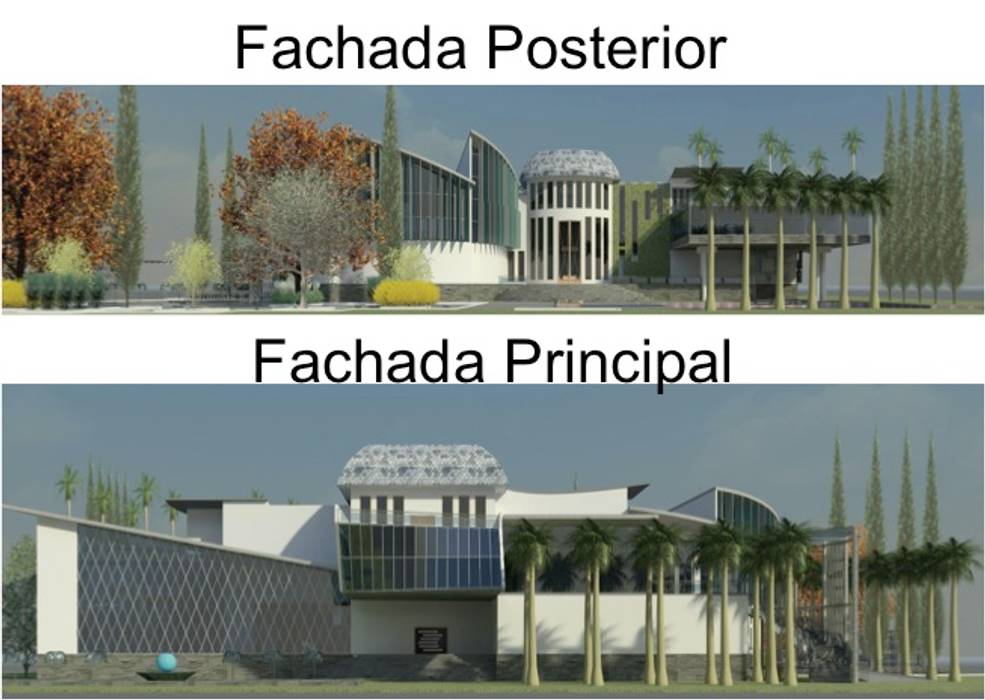 FACHADA PRINCIPAL Y POSTERIOR ESTUDIO KULUMAK Casas de estilo ecléctico Vidrio