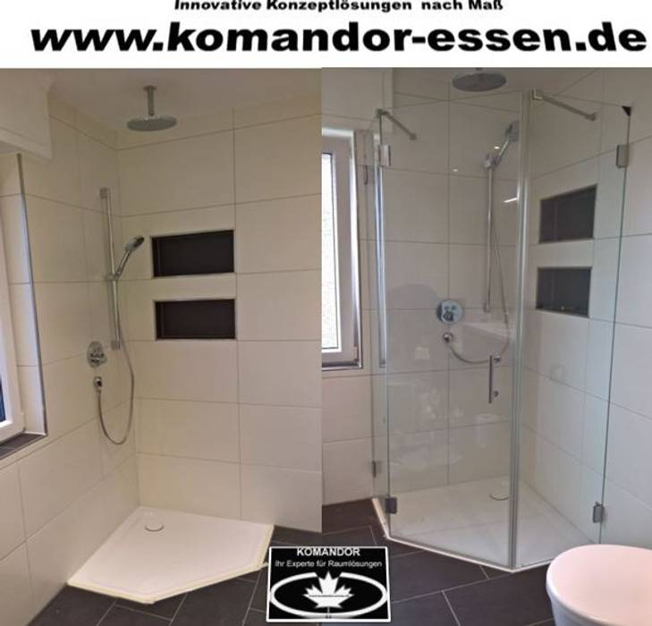 Glas duschkabinen nach maß komandor essen: badezimmer von ... Glas duschkabinen nach maß komandor essen: badezimmer von ...