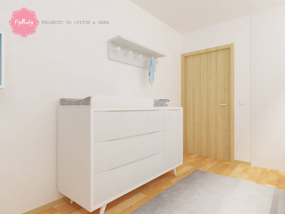 Projeto 3D | Vitor & Sara FlyBaby Quartos de rapaz cómoda quarto bebé