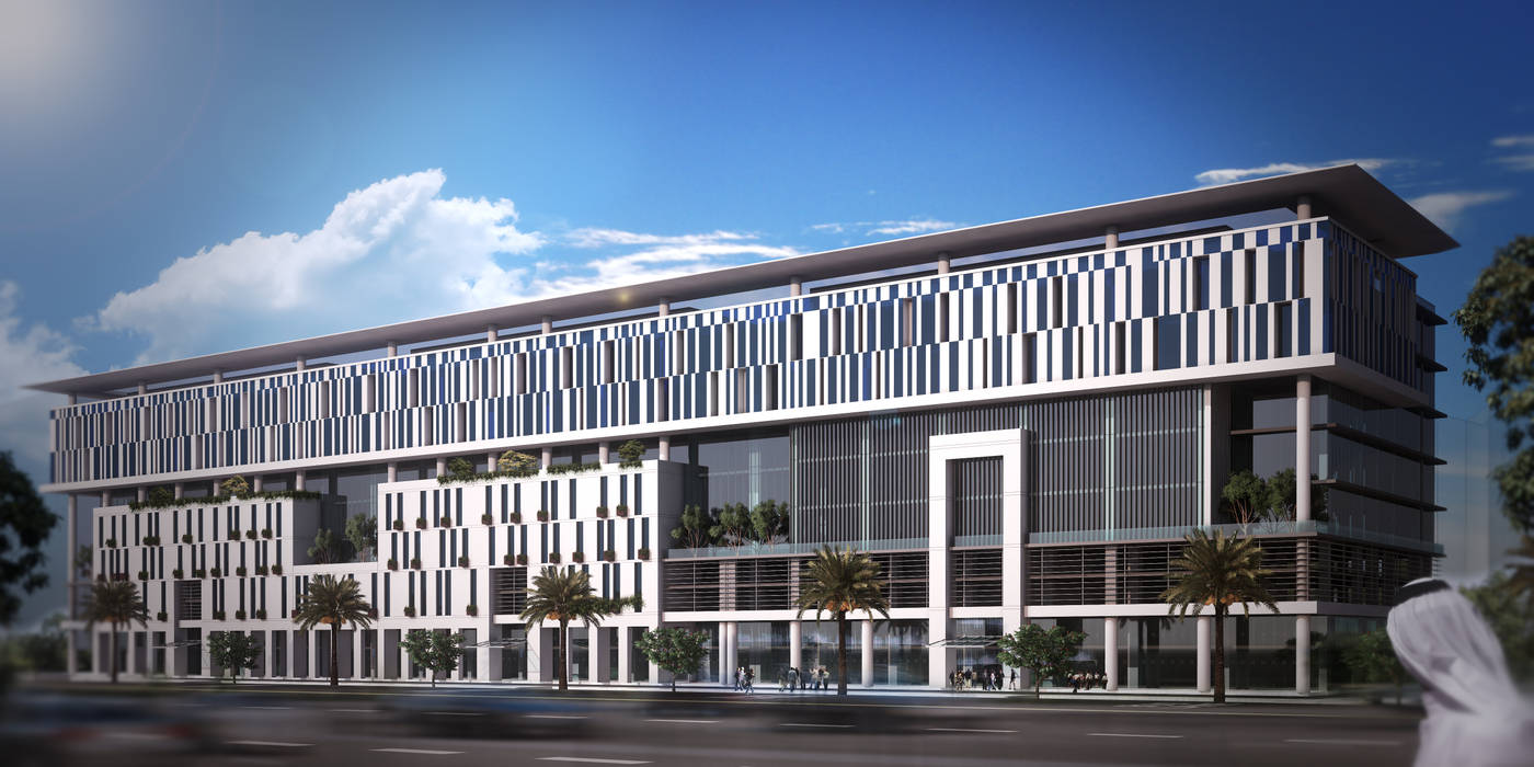 Almurjan Hospital - Jeddah, KSA, SPACES Architects Planners Engineers SPACES Architects Planners Engineers Commercial spaces Jeddah,KSA,Almurjan Hospital,HOSPITAL,MODERN,ARCHITECTURE,EXTERIOR,جده,مستشفى,مرجان,مشروع,فراغات,Commercial Spaces