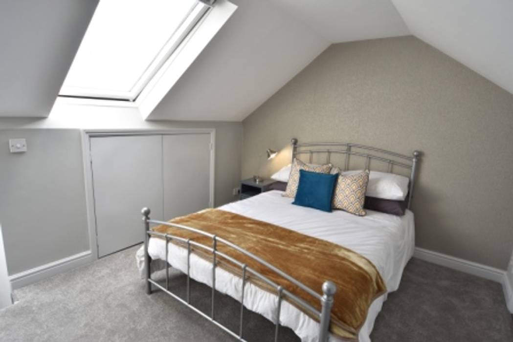 Refurbishment of a Victorian terrace property to be let out as an HMO, Kerry Holden Interiors Kerry Holden Interiors Modern style bedroom