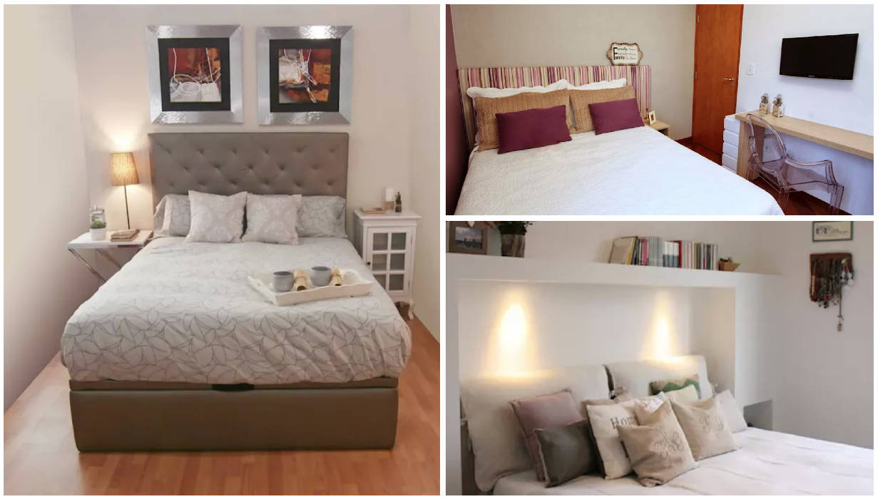 CO Collage, Press profile homify Press profile homify Modern style bedroom Beds & headboards