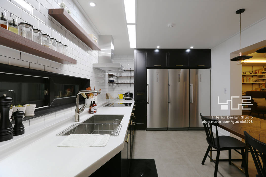 이곡동 상가주택 38평형, 남다른디자인 남다른디자인 現代廚房設計點子、靈感&圖片