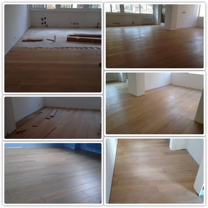 Listoni in quercia lavorati artigianalmente, Soloparquet Srl Soloparquet Srl フローリング 無垢材 多色