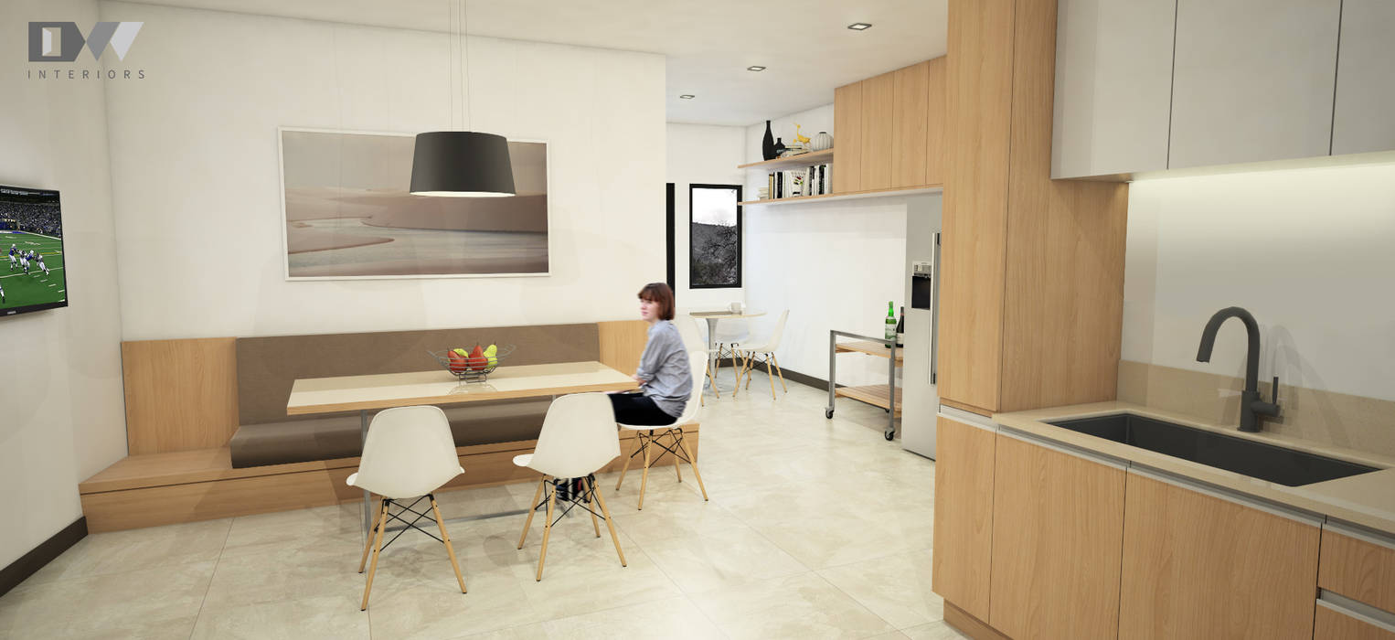 Nook Area DW Interiors Kitchen Wood Wood effect Nook Design,Kitchen Design,Minimalist Kitchen,Modern Kitchen