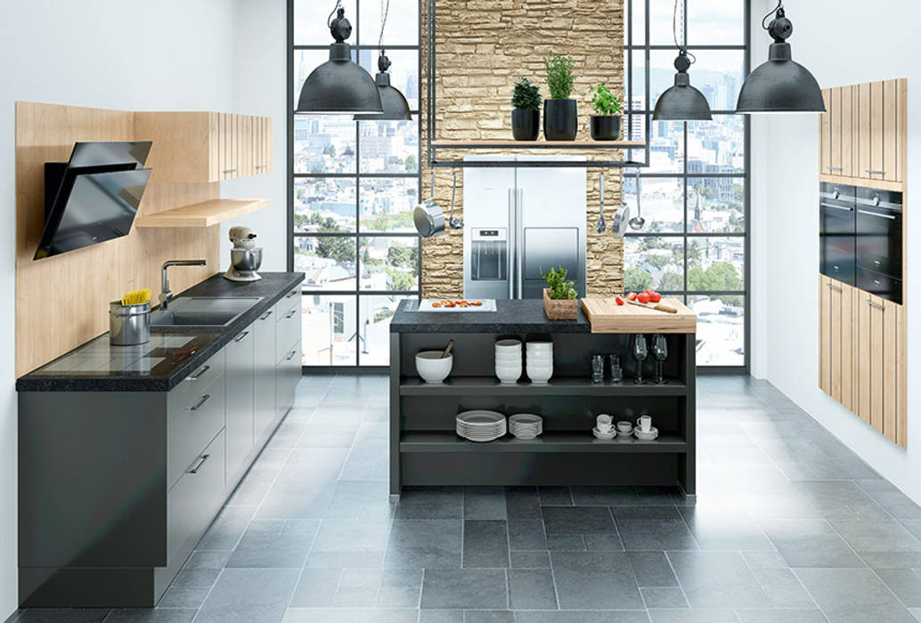 Premium Siemens Marquardt Küchen Kitchen units Granite Industrial,Design,Kochinsel