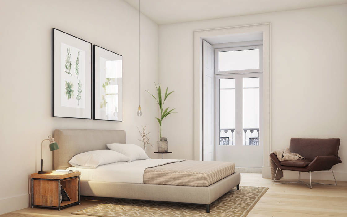 Dormitorios modernos: Ideas, imágenes y decoración de Onstudio Lda Moderno