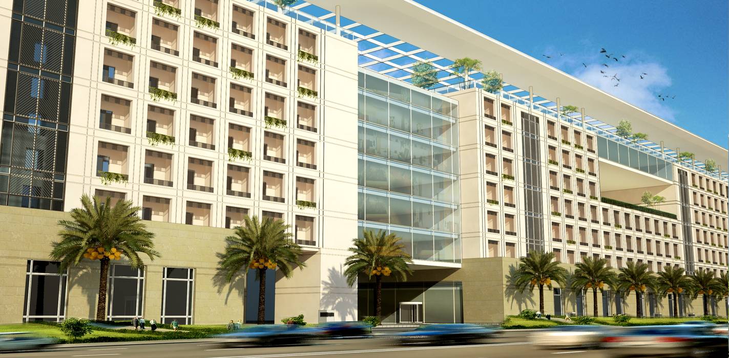 Hotel in Jeddah, SPACES Architects Planners Engineers SPACES Architects Planners Engineers Commercial spaces Hotels
