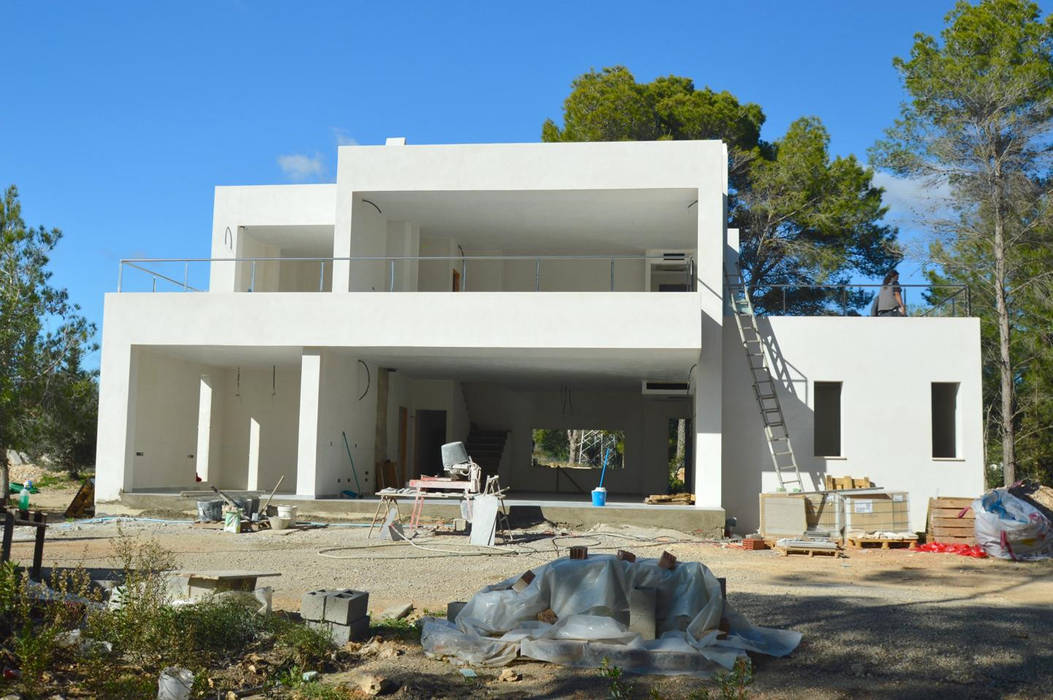 Aamzing Villa Santa Gerdrutis, CW Group - Luxury Villas Ibiza CW Group - Luxury Villas Ibiza Maison passive Béton
