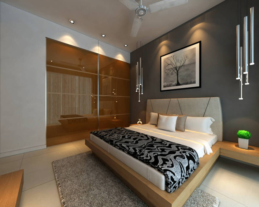 Borivali Residence, Midas Dezign Midas Dezign Bedroom