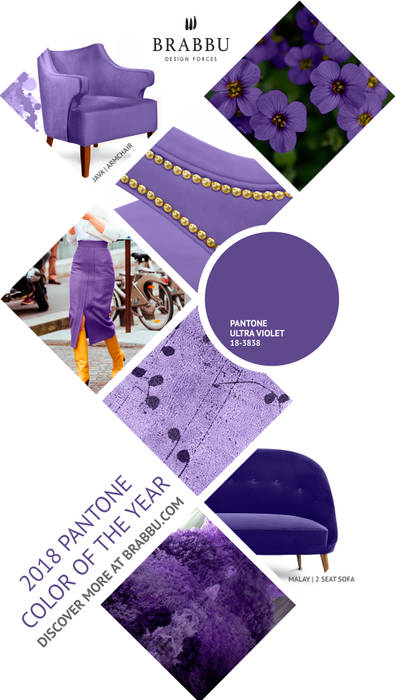 Discover the Pantone Color of the Year 2018!, BRABBU Design Forces BRABBU Design Forces Interior garden pantone,color of the year,ultra violet,trends 2018,interior design,luxury furniture,interior design tips,color trends,Interior landscaping