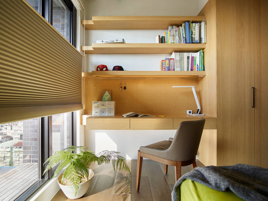 影．隱, 樸十設計有限公司 SIMPURE Design 樸十設計有限公司 SIMPURE Design Moderne Schlafzimmer