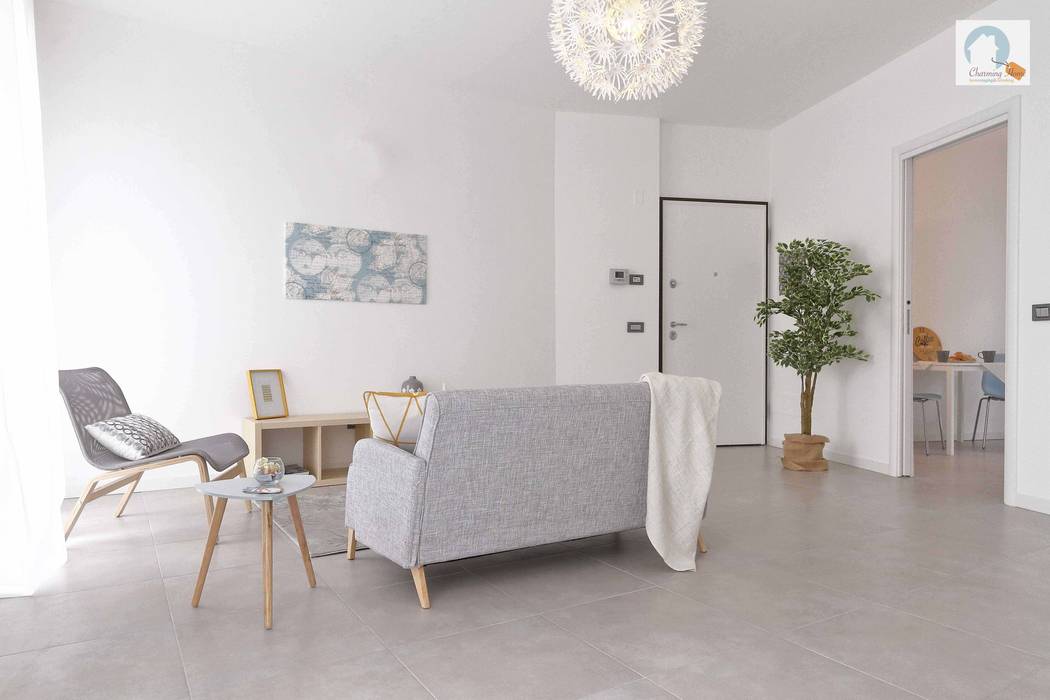 Monza, trilocale, Charming Home Charming Home Salon moderne