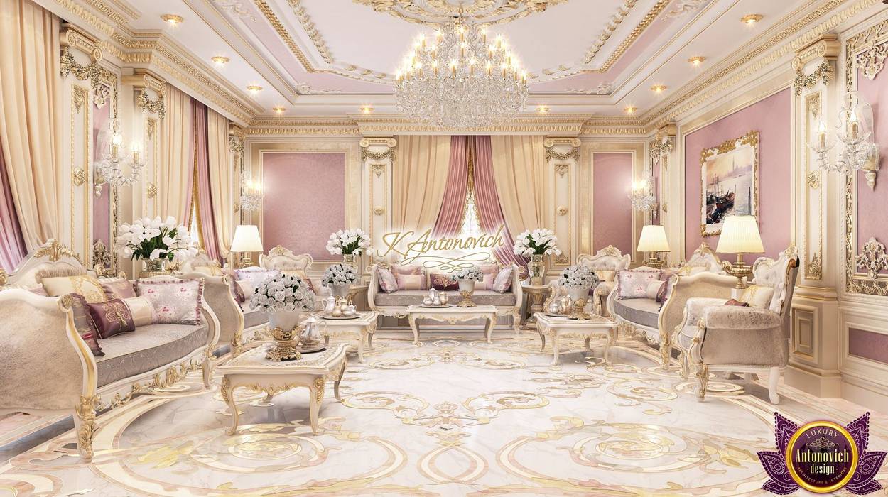 ​New home designs by Katrina Antonovich, Luxury Antonovich Design Luxury Antonovich Design Living room