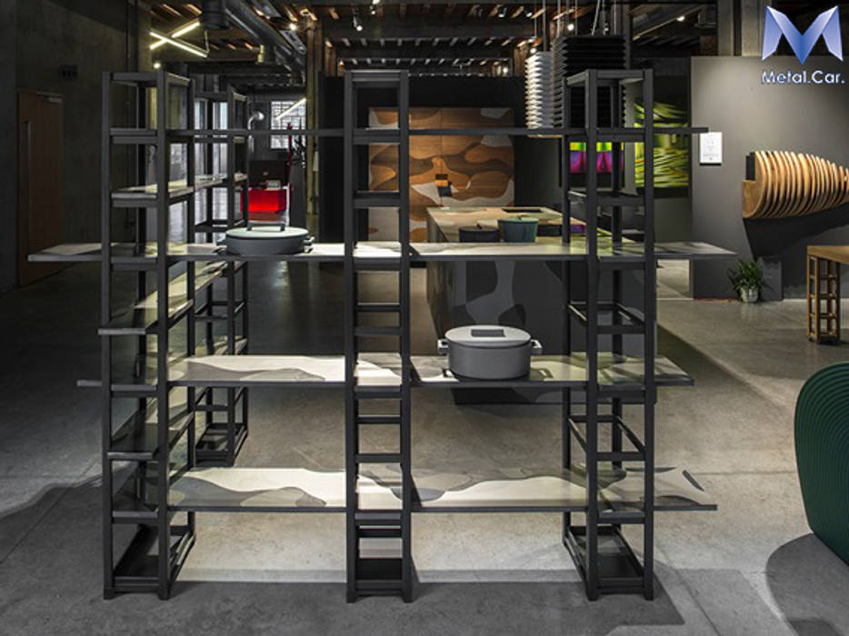 Salone del Mobile 2013, Metal. Car. Metal. Car. Commercial spaces Iron/Steel Office spaces & stores