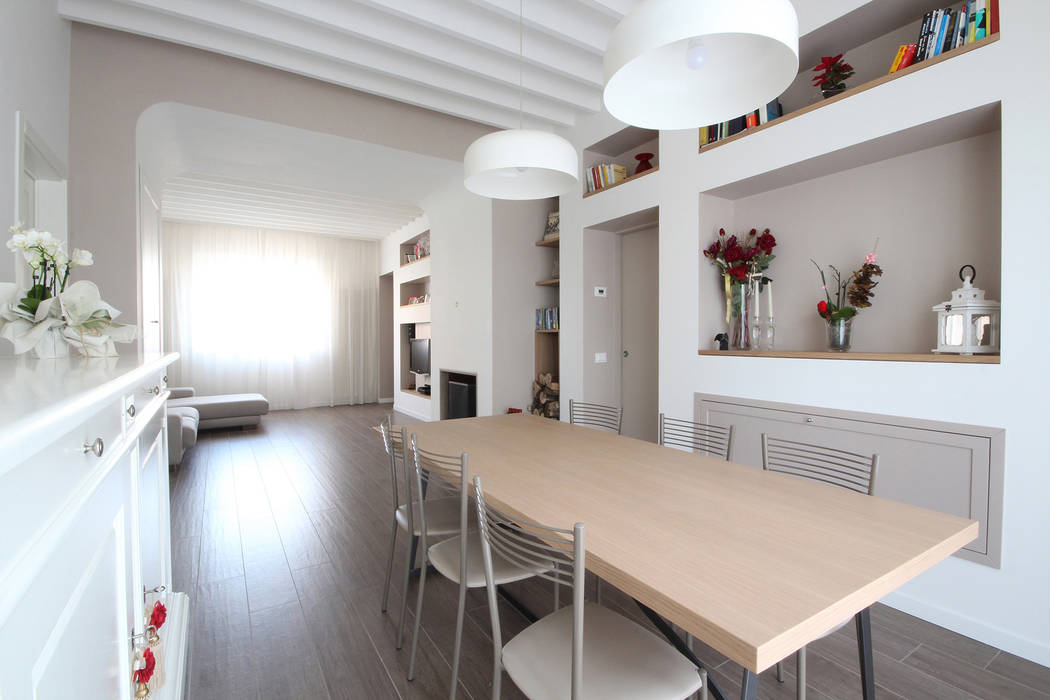 Arredamento in stile country moderno: sala da pranzo in stile in ... Sala arredamento