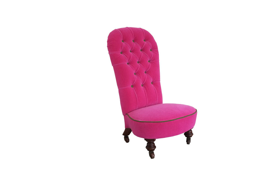 pINK Urban Upholstery Quartos de criança ecléticos Lã Laranja Escrivaninha e cadeiras