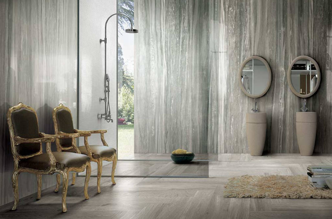 Stoneceramic, Lda Ванная комната в стиле модерн Керамика