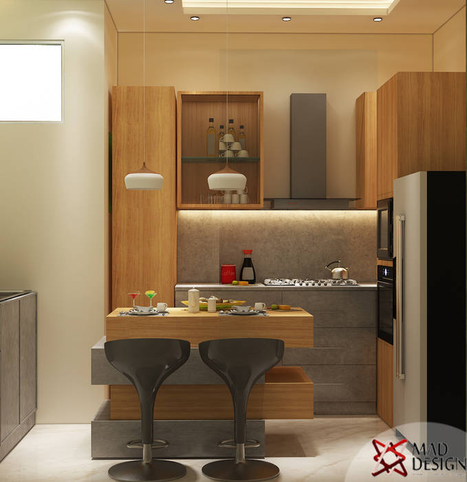 RESIDENTIAL PROJECT homify Kitchen