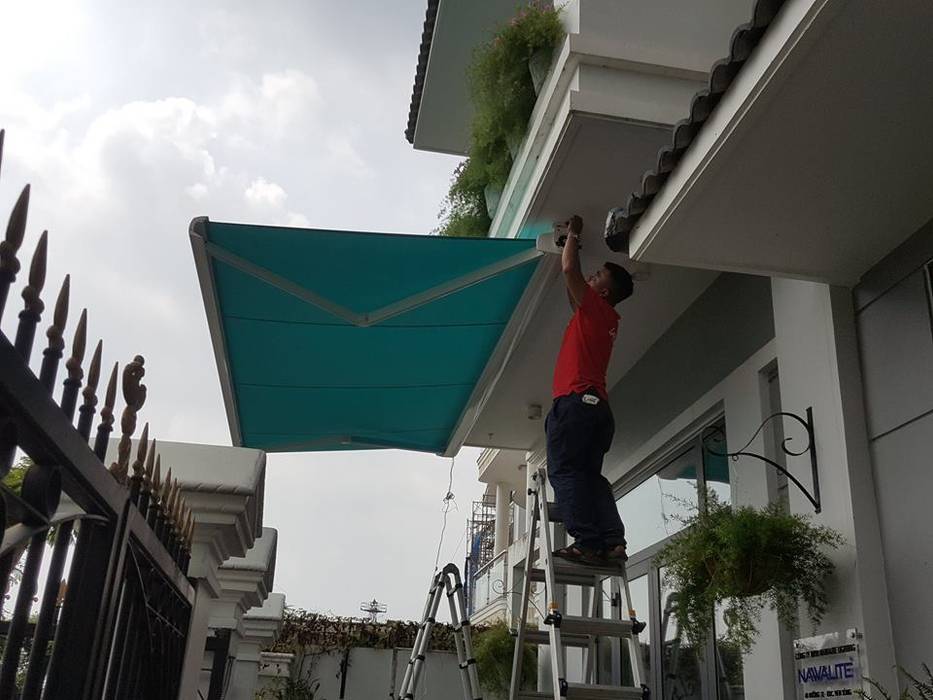 MÁI HIÊN DI ĐỘNG CAO CẤP (FULL CASSETTLE RETRACTABLE AWNING), CUA LUOI CHONG MUOI HOA PHAT CUA LUOI CHONG MUOI HOA PHAT