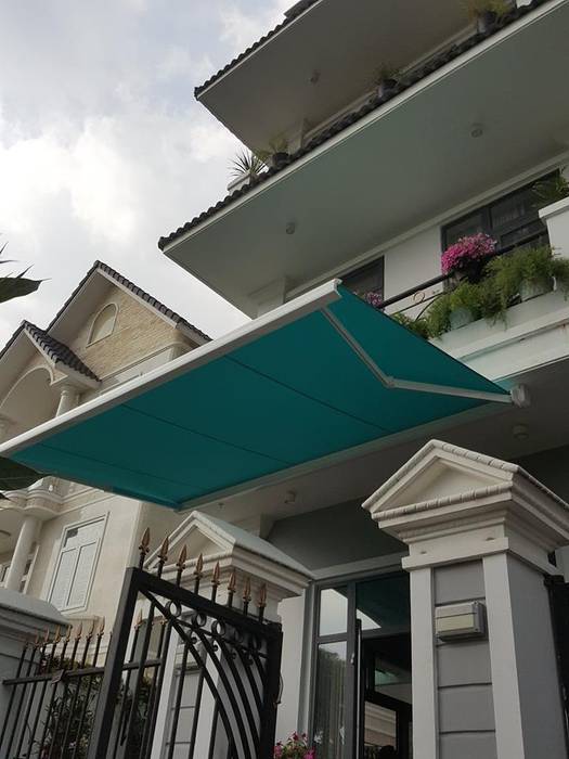 MÁI HIÊN DI ĐỘNG CAO CẤP (FULL CASSETTLE RETRACTABLE AWNING), CUA LUOI CHONG MUOI HOA PHAT CUA LUOI CHONG MUOI HOA PHAT