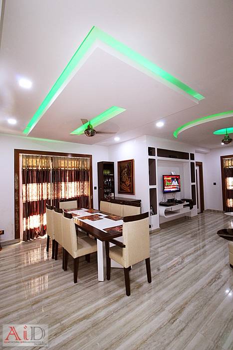 Residence in Indirapuram, Archint Designs Pvt. Ltd. Archint Designs Pvt. Ltd. Modern dining room