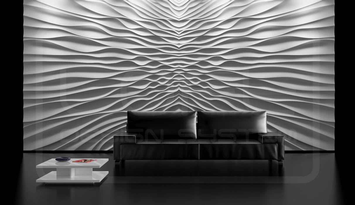 3D Wandverkleidung aus Gips Modell ILLUSION Loft Design System Deutschland - Wandpaneele aus Bayern Moderne Wände & Böden Wandsticker,Wandfarben,Wandmalerei,Wandverkleidung,wand,wandgestaltung,wanddeko,wandbeläge,wände,Wanddekorationen