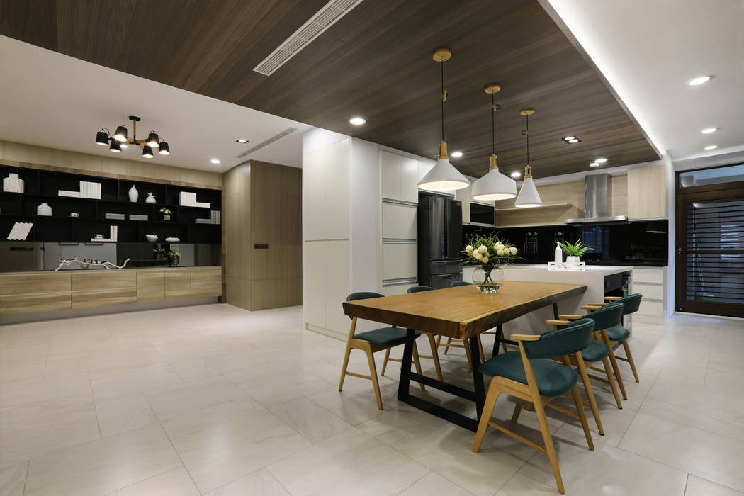 人文自然派的no.229舍-場景-餐廚, 喬克諾空間設計 喬克諾空間設計 Eclectic style dining room