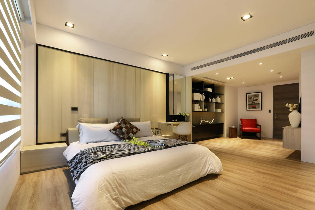 人文自然派的no.229舍-, 喬克諾空間設計 喬克諾空間設計 Eclectic style bedroom