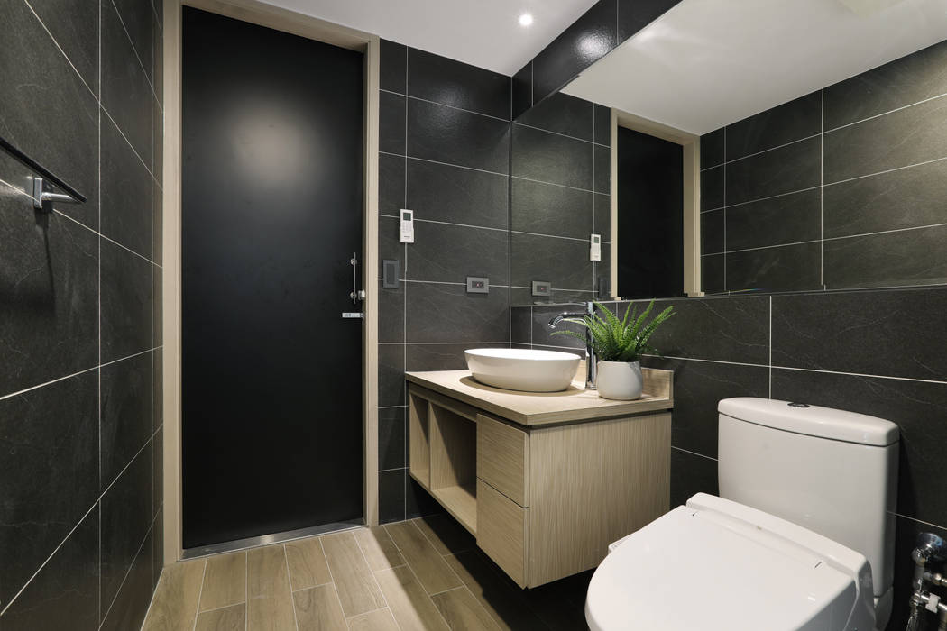 人文自然派的no.229舍-場景-更衣/衛浴, 喬克諾空間設計 喬克諾空間設計 浴室
