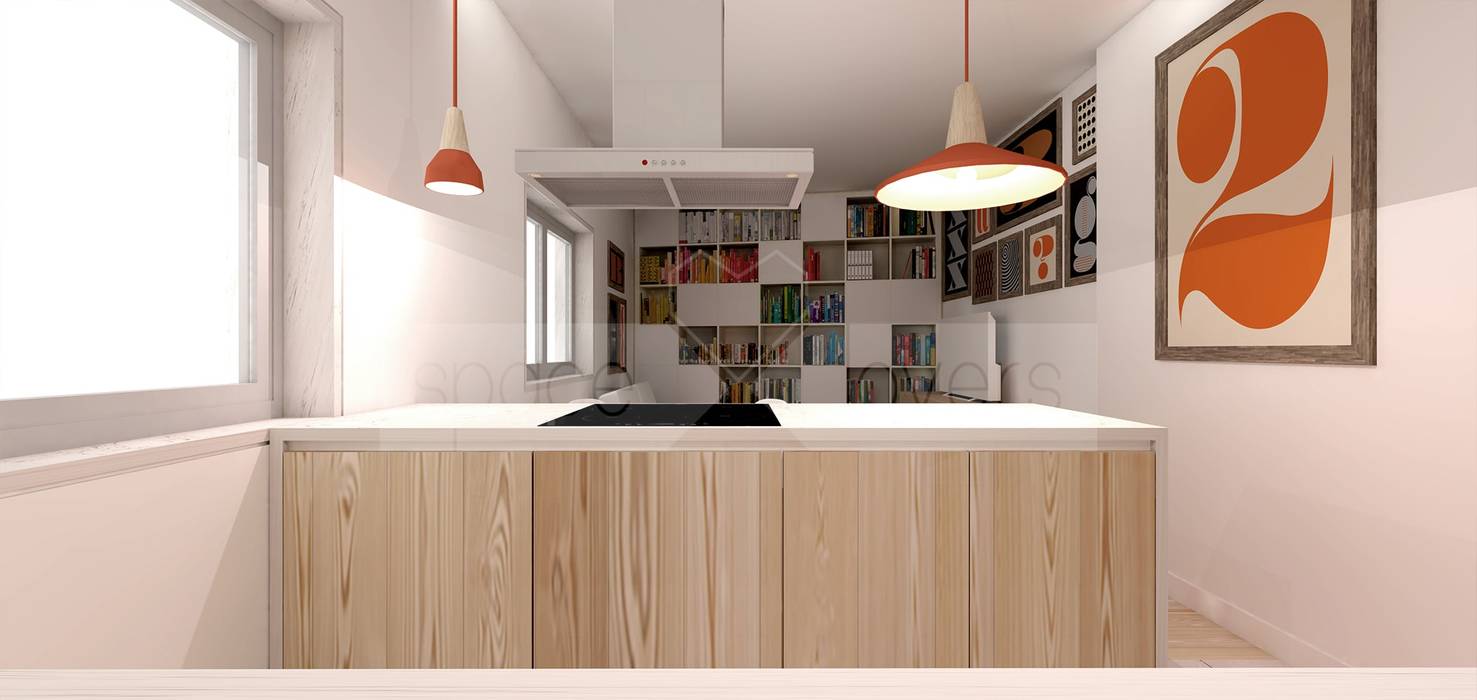 Cozinhas minimalistas por spacelovers Minimalista